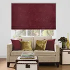 Empire Bordeaux Roman Blinds