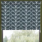 Orla Kiely Jumbo Linear Stem Translucent Made To Measure Roller Blind Marine