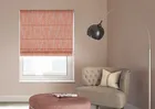 Willow Field French Coral - Roman Blind