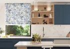Iquitos Indigo - Twist&fit Roman Blind