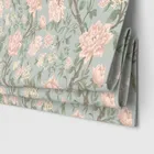 Laura Ashley Tapestry Floral Chenille Blush Motorised Blinds Uk