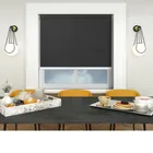 Origin Black White Bottom Bar Cordless Roller Blind