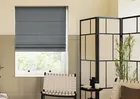 Roslin (blackout) Dark Grey - Twist&fit Roman Blind