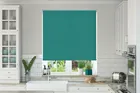 Oxford Safe+ Turquoise - Fire Retardant & Moisture Resistant Roller Blind