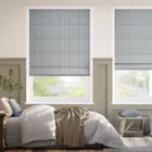 Taylor Blue Grey Stripe Roman Blind