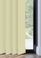 Buttercream Linen Touch Blackout Vertical Blind