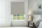 Lennox Silver - Faux Silk Twist Fit No Drill Roman Blind
