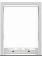 Splash Snow White Twist Roller Blind