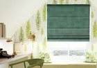 Florence Faux Suede Fern Green - Roman Blind