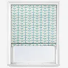 Orla Kiely Solid Stem Duckegg Roman Blind