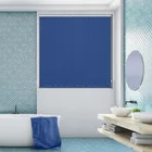 Shower Safe Imperial Blue Vertical Blind