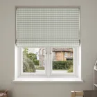 Laura Ashley Alphabet Gingham Sage No Drill Blinds Uk