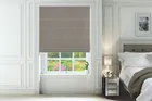 Joplin Grey - Patterned Twist Fit No Drill Roman Blind