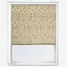Classic Damask Ochre Roman Blind