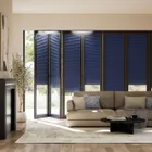 Bifold Clickfit Royal Blue Pleated Blind