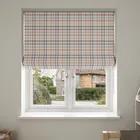 Laura Ashley Cove Check Blush No Drill Blinds Uk