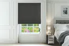 Omni Charcoal - Soft Velvet Roman Blind