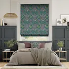 William Morris Blackthorn Indigo Roman Blind