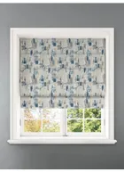Westchester Cobalt Abstract Pattern Roman Blind