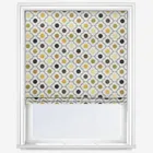 Orla Kiely Spot Flower Ditsy Yellow Multi Roman Blind