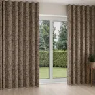 Sara Miller Little Leaves Smokey Blue Wave Curtain Blinds Uk