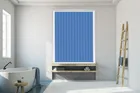 Nicole Surf Blue - Waterproof Blackout Vertical Blind