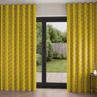 Orla Kiely Jumbo Linear Stem Sunflower Wave Curtain Blinds Uk