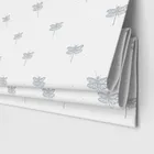 Sara Miller Dragonfly White Motorised Blinds Uk