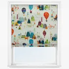 Away We Go Jungle Roman Blind