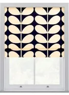 Orla Kiely Jumbo Solid Stem Whale Roman Blinds