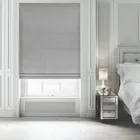 Aden Silver Roman Blinds