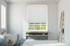 Serena Light Grey - Vinyl Blackout Roller Blind