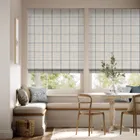 Washington Still Blue Roman Blind