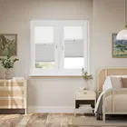 Stick On Night & Day Duo Simply White Thermal Blind