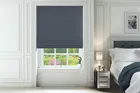 Tuscan Navy - Woven Roman Blind