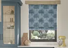 Vintage Tree Velvet Monochrome - Roman Blind