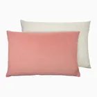 Essentials Velvet Linen Blush Cushion