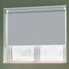 Polaris Grey (blackout) Grip Fit Roller Blinds