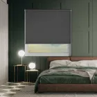 Bedtime Midnight Grey Cordless Roller Blind