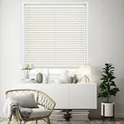 50mm Alpine White Wooden Blinds