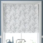 Laura Ashley Pussy Willow Made To Measure Roman Blind Off White Seaspray