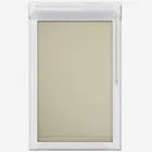 Optima Blackout Warm Stone Perfect Fit Roller Blind