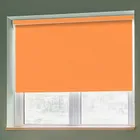 Polaris Tangerine (blackout) Blackout Roller Blinds