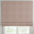 Ante Decor Burgess Printed Cotton Stripe Made To Measure Roman Blind Pink