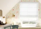 Kalahari Voile Pure White - Roman Blind