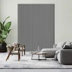Jeren Grey Rigid Pvc Vertical Blind