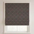 Nadia Navy Deluxe Roman Blinds