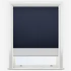 Double Roller Spectrum Blackout Navy & Grey Double Roller Blind