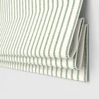 Laura Ashley Candy Stripe Bottle Green Motorised Blinds Uk