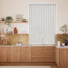 Stick On Sevilla Blackout Grey Vertical Blind